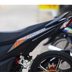 Tem Rời Honda Winner V1 Dán Xe Đen Cam  - Decal In Chất Lượng