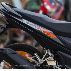 Tem Rời Honda Winner V1 Dán Xe Đen Cam  - Decal In Chất Lượng