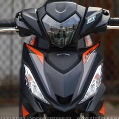 Tem Rời Honda Winner V1 Dán Xe Đen Cam  - Decal In Chất Lượng