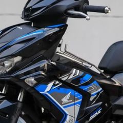 Tem rời xanh xám cho Winner V3 đen - tem đơn giản - kông bay màu Quyen Decal