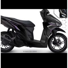 Tem Vario 125 Tím dán xe Đen
