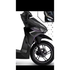 Tem Vario 125 Tím dán xe Đen