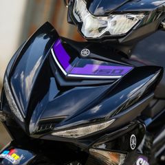 Tem Rời Dán Xe Exciter 150  Mẫu Tím Đen Trắng Cực Chất, Hàng 3 Lớp Chất Lượng Cao Không Bay Màu Quyen Decal
