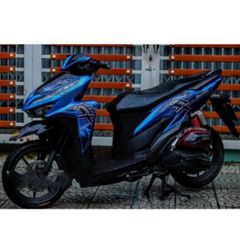 Tem Rời Vario 150 Hayabusa Dán Xe Xanh Xanh  - Decal In Chất Lượng