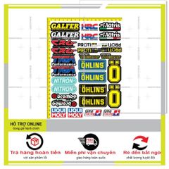 SHINDECAL- LOGO STICKER DÁN XE MÁY M22 - Tem 3 Lớp  Cao Cấp