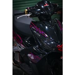 tem rời ab 125 đen lửa tím cực chât , tem 3 lớp bền màu - Decal Cao Cấp Nhất