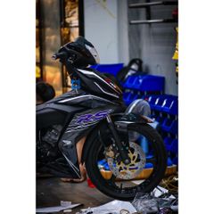 tem rời winenr rs xanh đen , tem 3 lớp không bay màu - Decal Cao Cấp Nhất