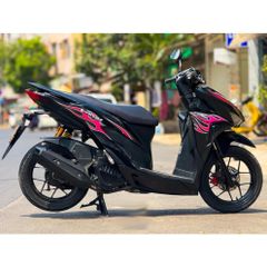 Tem rời Vario 2018 mẫu lửa hồng xe đen, in sắc nét, 3 lớp không phai màu CM00150 1 2