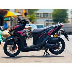 Tem rời Vario 2018 mẫu lửa hồng xe đen, in sắc nét, 3 lớp không phai màu CM00150 1 2