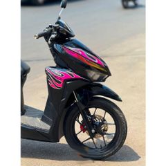 Tem rời Vario 2018 mẫu lửa hồng xe đen, in sắc nét, 3 lớp không phai màu CM00150 1 2