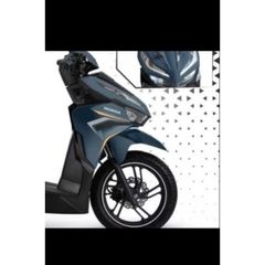 Tem Vario 125 Chỉ Vàng dán xe Xanh xi măng