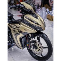 tem rời exciter 155 vàng đồng đen cover chuẩn 2023 , tem 3 lớp bền màu - Decal Cao Cấp Nhất