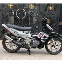 Tem Rời Suzuki Satria 2000 Xám Đen Tem Cờ  - Decal In Chất Lượng