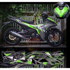 tem rời exciter 155 mẫu Zin 2021 xe bạc phối đủ màu