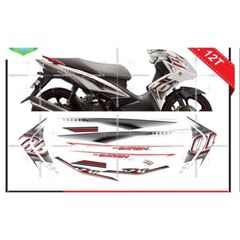 Tem rời Nouvo 5 dán xe trắng
