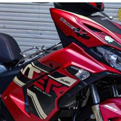 TEM DÁN XE WINNER X V3 MẪU ER ĐỎ NHÁM VÀNG ĐỒNG - Decal Cao Cấp Nhất