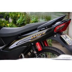 Tem rời ưave 2017 xe đen phối hoa văn xám vàng mới