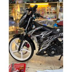Tem raider lửa bạc đen