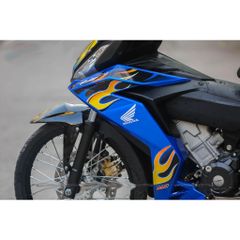 Tem rời Winner V1 hoa văn lửa xanh đen vàng, in sắc nét, 3 lớp không phai màu CM00123 1 2
