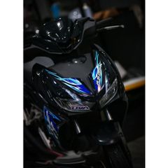 Tem rời Winner V2 mẫu chế chữ tàu phối đen xanh dương, in sắc nét, 3 lớp không phai màu CM00069 1 2