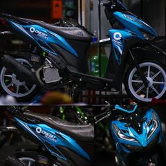 Tem rời Onebit cho Vario xanh ngọc - tem đấu siêu ngầu 2024 Cao Cấp