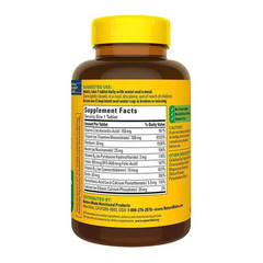 Viên uống Vitamin Super B - Complex with C Nature Made 140 viên - Tăng cường sức đề kháng, hỗ trợ năng lượng, sức khỏe tổng thể