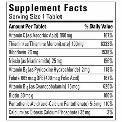 Viên uống Vitamin Super B - Complex with C Nature Made 140 viên - Tăng cường sức đề kháng, hỗ trợ năng lượng, sức khỏe tổng thể