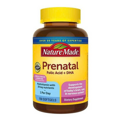 Viên Uống Bổ Bầu Nature Made Prenatal Multi + DHA 150 Viên - Vitamin Cho Mẹ Bầu, Hỗ Trợ Phát Triển Toàn Diện Cho Mẹ Và Bé 638543