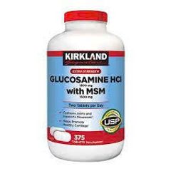 Viên uống bổ khớp Kirkland Glucosamine HCL 1500mg, 375 Viên của Mỹ