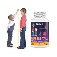 Viên Uống Hỗ Trợ Tăng Chiều Cao Nubest Tall Cho Bé - Dinh Dưỡng Tối Ưu, Tăng Chiều Cao, Chai 60 Viên Mỹ