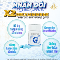 Chính hãng. Genecel Max Tăng miễn dịch & đề kháng. Bảo vệ sức khỏe chủ động. Chống oxy hóa. Trẻ hóa (Hộp 30 viên)