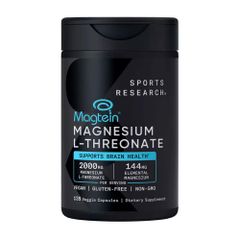 Viên Uống Bổ Sung Magie Sports Research Magtein Magnesium L-Threonate 2000mg - Hộp 135 Viên - Có Mã QR Chính Hãng 638974