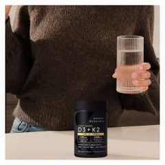 Viên Uống Vitamin D3 + K2 USA - Hỗ Trợ Sức Khỏe Xương, Tăng Cường Miễn Dịch và Tim Mạch, Dinh Dưỡng Thiết Yếu Hàng Ngày - Có Mã QR Chính Hãng