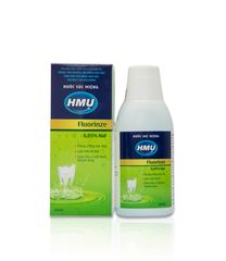Nước Súc Miệng Ngăn Ngừa Sâu Răng, Viêm Nướu HMU Fluorinze 0.05% NaF Chai 250ml