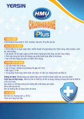 Nước Súc Miệng HMU Chlorhexidine Plus Chai 300ml Diệt Khuẩn Vùng Họng Miệng
