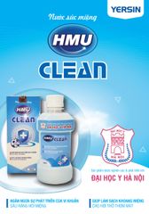 Nước súc miệng HMU Clean Chlorhexidine 0,12% chai 200ml sát khuẩn khoang miệng và vùng họng