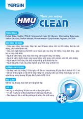 Nước súc miệng HMU Clean Chlorhexidine 0,12% chai 200ml sát khuẩn khoang miệng và vùng họng