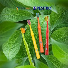 [Được chọn màu] Bàn Chải Niềng Răng Siêu Mềm Pesitro 6580 Ultra Soft Ortho Chải Răng Niềng Chuyên Dụng
