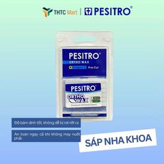 Sáp Nha Khoa Pesitro Ortho Wax Bổ Sung Vitamin E Giúp Giảm Đau Mau Lành Cho Người Niềng Răng