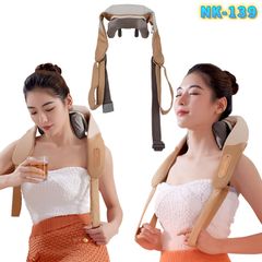 Máy Massage Cổ Vai Gáy Pin Sạc Nikio NK-139 - Thư Giãn Cùng Nhiệt Nóng, Chế Độ Massage Thông Minh, Dễ Dàng Mang Theo Cả Ngày