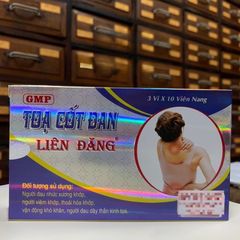 Tọa cốt đan - đau nhức xương khớp, viêm khớp, thoái hóa khớp - thần kinh tọa liên đăng - hộp 30 viên