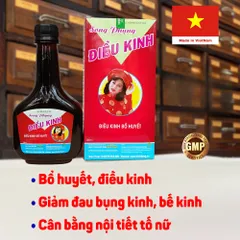 Song Phụng Điều Kinh - Bình Đông - Chai 280 ml - Điều kinh, bổ huyết, giảm đau bụng kinh