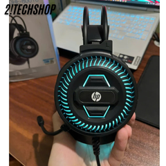 Tai nghe Gaming HP-DHE 8001U Leb RGB kết nối USB 7.1 âm thanh cực hay, có Mic, chuyên Game PC/Laptop
