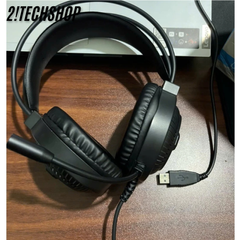 Tai nghe Gaming HP-DHE 8001U Leb RGB kết nối USB 7.1 âm thanh cực hay, có Mic, chuyên Game PC/Laptop