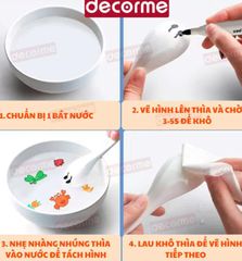 bút màu vẽ nổi trên nước Decorme bút lông màu bút viết bảng tô màu cho bé bút màu vẽ bảng trắng