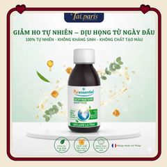 Xi Rô Ho Puressentiel Respiratory Cough Syrup 125ml - Cho trẻ trên 7 tuổi và cả gia đình