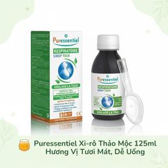 Xi Rô Ho Puressentiel Respiratory Cough Syrup 125ml - Cho trẻ trên 7 tuổi và cả gia đình