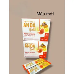 Siro Dạ Dày An Dạ gel giúp giảm acid dịch vị,làm lành vết loét(Hộp 15 gói)