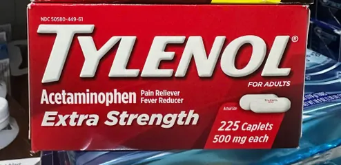 Tylenol Extra Strength 500mg 225 viên – Viên uống hỗ trợ giảm đau cho người lớn