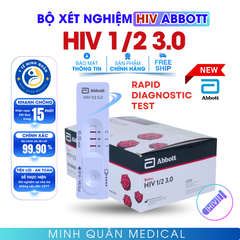 Bộ test xét nghiệm HIV tại nhà - Abbott Bioline HIV-1/2 3.0 - Phát Hiện Sớm HIV, Độ Chính Xác Cao 99.8%